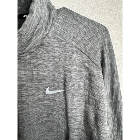 Nike Running Therma-Fit Half Zip Pullover Gray Long Sleeve Men’s XL - Picture 4 of 14